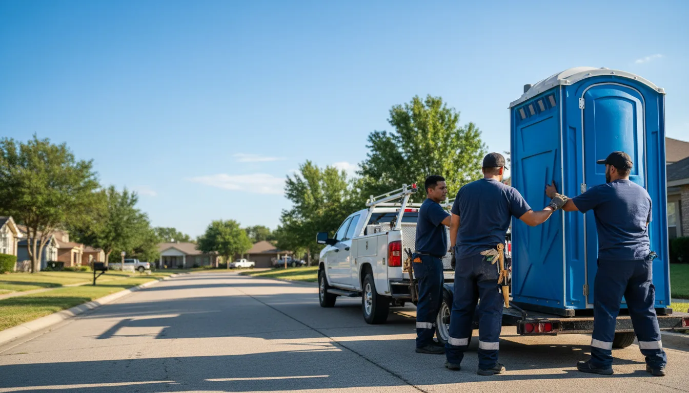 Portable Toilet Rental in Harveysburg, OH near me